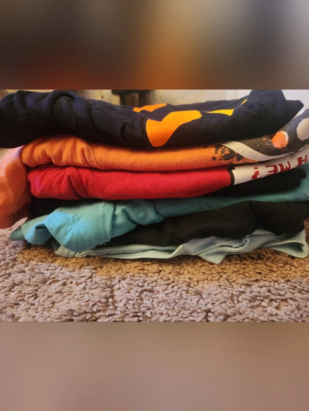 The Childrens Place Kids Multi-Color T-Shirt Lot 7 XL, XXL
